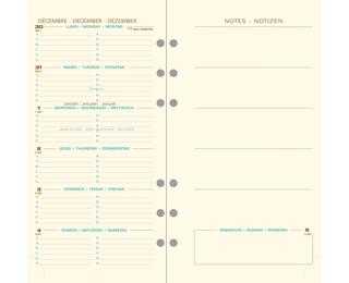 Recharge Exatime 17 Pocket - Semainier Janvier à Décembre 2026