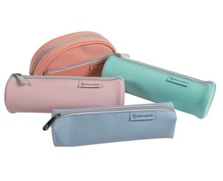 Pencil case 3 shapes gum AQUAREL 4co ass - Assorted colours