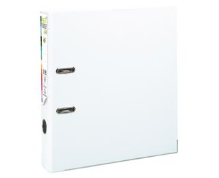 Premium-Ordner PREM'TOUCH aus PP mit 2 Ringen, Rücken 50mm, 32x30cm für DIN A4 Überbreite - Weiß