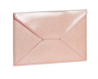 Pochette enveloppe Eden 15,5 x 10,5 cm - Rose poudré