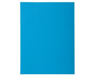 Pack of 50 1 flap folders ROCK'S 210 - 24x32cm - Blue