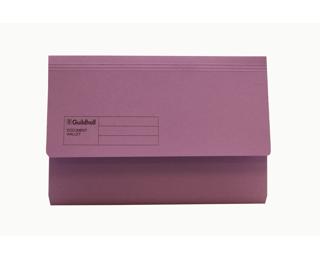 Exacompta Guildhall Manilla Document Wallet (A4+/Foolscap) - Purple