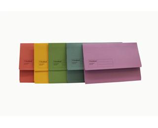 Exacompta Guildhall Manilla Document Wallet (A4+/Foolscap) - Assorted colours