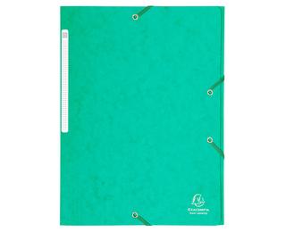 Chemise à élastiques Maxi capacity carte lustrée 425gm2 - A4 - Vert