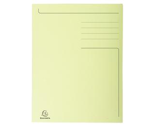 Chemise imprimée 3 rabats Forever® 280gm2 - Folio - Jaune