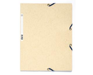 Chemise 3 rabats à élastiques carte lustrée 400g/m2 ® - A4 - Couleurs assorties pastel