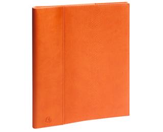Agenda de bureau Eurotime 27S spiralé Duo Kaa 21 x 27 cm Semainier Décembre 2026 à Décembre 2027 - Orange