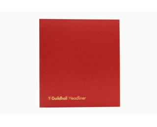 Guildhall Headliner Accounts Book 48 Series 21Dr - Burgundy
