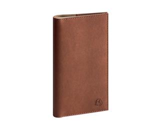 Agenda de poche Espace 17S spiralé Rialto 9 x 17,5 cm Semainier Janvier à décembre 2026 - Marron