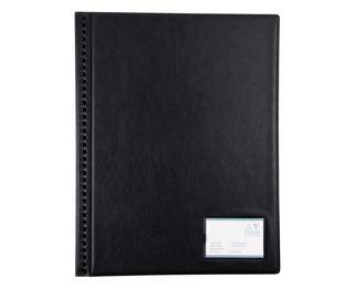 DB Guildhall Dis Book A3 Port 24 Pkt PVC - Black