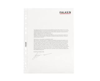 Falken - Prospekthüllen, A4, PP, Economy, glasklar, oben offen, 100er Beutel - Transparent
