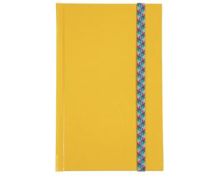 Carnet Iderama 170x110, 192 pages lignées - Jaune