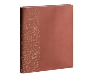 Agenda de bureau EasyTime 27S spiralé Amélie 21 x 27 cm Semainier Janvier à Décembre 2026 - Terracotta