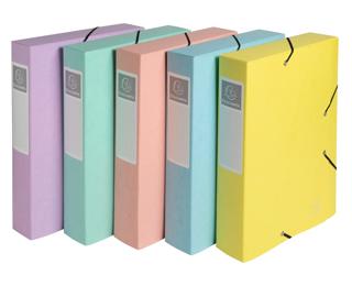 Archivbox Cartobox A4 Colorspan, Rückenbreite 60mm, wird flach geliefert, Aquarel