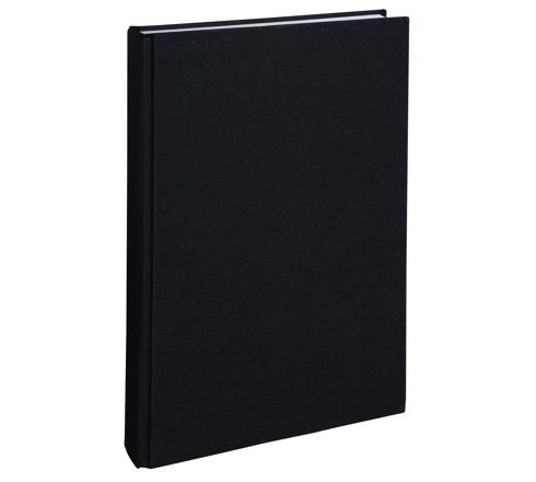 Registre Quadillé 5x5 Exacompta 300 Pages Foliotées - A4 297x210 Mm - Couverture Rigide Toile Noire