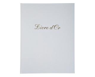 Libro de oro BALACRON 27x22 cm - 100 páginas lisas - Blanco