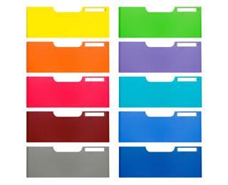 MODULODOC set 10 frontons A4 jumbo