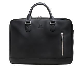 Sacoche ordinateur Urban cuir - Noir