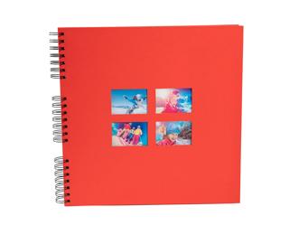 Wireb album 60pBlck 32x32cm MILANO - Red