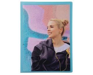 Carpeta de funda Kreacover® Chromaline Pastel semirígido 5/10e - (Vistas: 40 Fundas: 20) - 18x23 cm para A5 - Colores surtidos