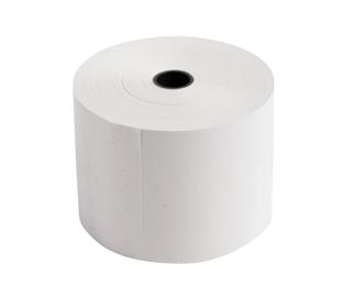 Bobinas térmicas para terminales de pago (reverso liso) - 1 Pliegue térmico - 55 g/m2 - Blanco