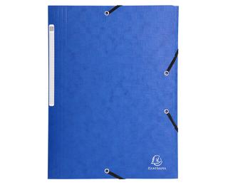 Chemises à élastiques carte lustrée 3 rabats monobloc 