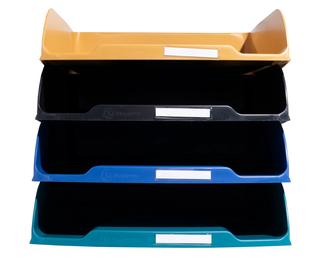 Set mit 4 Briefablagen Combo Styli, Neo Deco - Farben sortiert