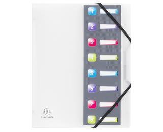 File Crystal Multi Fle 3flp PP A4 8P 