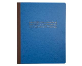 Piqûre 315X245 Registre hygiène et sécurité 40 pages - Bleu