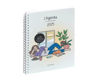 Agenda de bureau Gomargu 15 x 21 cm Semainier Janvier à décembre 2025 
