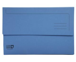 Paquet de 5 chemises poche 400g/m2 Clean'Safe - 35x24,2cm - Bleu