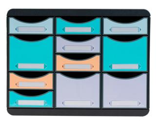 Ladenblok Storebox Multi 11 laden Aquarel - Geassorteerd