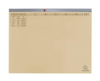 Exaflex Premium, Kanzlei Hängehefter, 1 Abheftvorrichtung, Linksheftung, 265x318mm, Packung mit 25 Stück - Elfenbein