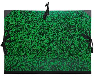 PortFolio Exac 32x45cm Marbled Green - Green