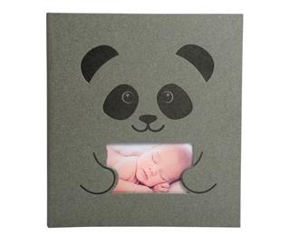 Álbum de fotografías para bebés ZÉPHIRE 29x32 cm - 300 fotos 60 páginas - Gris