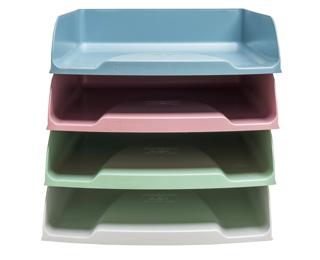 Set de 4 Corbeilles à courrier Combo Styli Autentik - Couleurs assorties