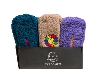 Exacompta Happysweet Rectangle Pencil Case Assorted - Assorted colours