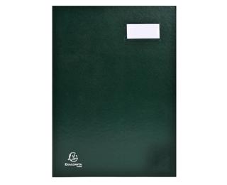 Signature book expanding spine Direction - 12 compartments - A4 - Green