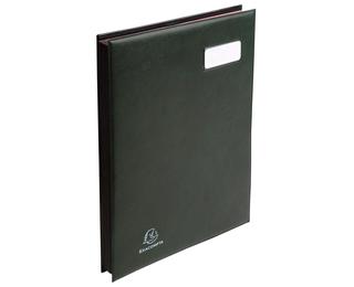Signature book PVC, pocket on the page corner to maintain the document - 24 compartments