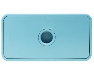 Modulo d'archiviazione Tiny Box 1 cassetto Skandi - Blu smerigliato