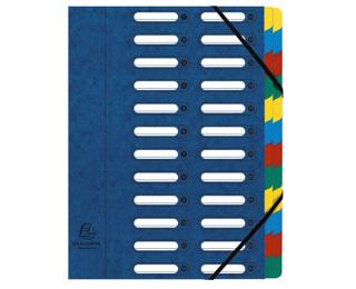 Sorteermap HARMONIKA® met uitrekbare rug en uitgesneden vensters - 24 indelingen 