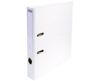 Classeur à levier PVC A4 dos de 50mm. - Blanc