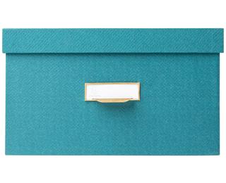 Lot de 3 boîtes de rangement OfficeByMe - Bleu canard