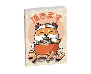 Agenda Forum Manga Shiba 12 x 17 cm Journalier Août 2025 à Juillet 2026 - Visuel