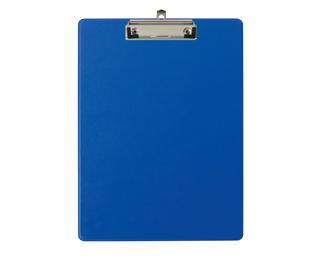 Clipboard with back pocket PP A4 black - Blue