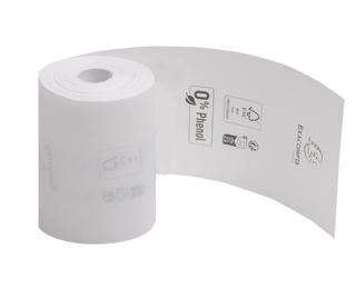 Bobine pour tickets de caisse 80x45mm - 28m - 1 pli thermique 48g/m2 sans Phenol et sans plastique - Blanc