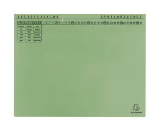Exaflex Standard, Hängehefter mit 1 Abheftvorrichtung, 265x318mm, Packung mit 25 Stück - Grün