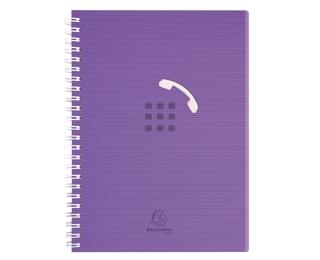 Carnet d'adresses Linicolor 15 x 21 cm - Coloris aléatoire