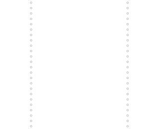 2000 feuil. de listing blanc 240x12'' 1pli microperf. 4 côtés Bandes Caroll Détachables Papier Clairalfa 80g