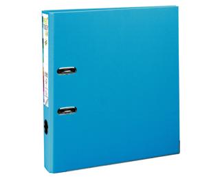 Exacompta Prem'Touch PP Lever Arch File, A4 Maxi, 50mm spine - Light blue